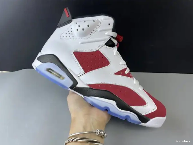 One Kick JORDAN RETRO 384664-160 AIR 6 'CARMINE' 2014 0524